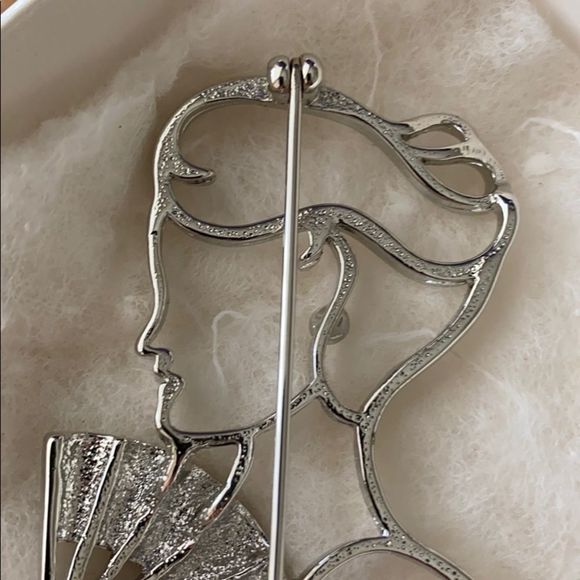 Lady Remington LR Brooch Vintage - Picture 4 of 5